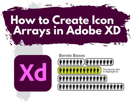 create icon arrays  adobe xd