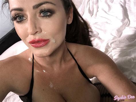 Sophie Dee Gets Her Big Boobs Covered In Jizz Photos