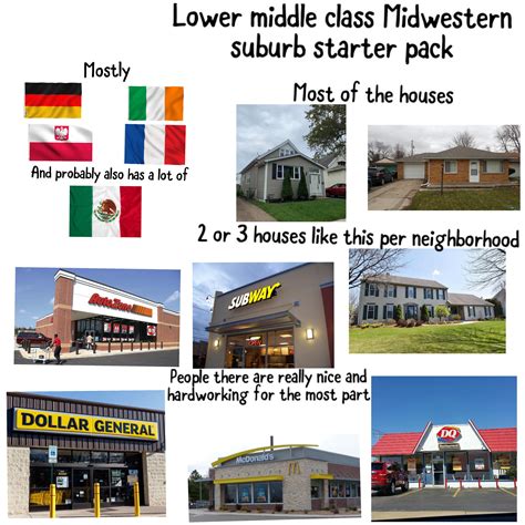 middle class midwestern suburb starter pack rstarterpacks