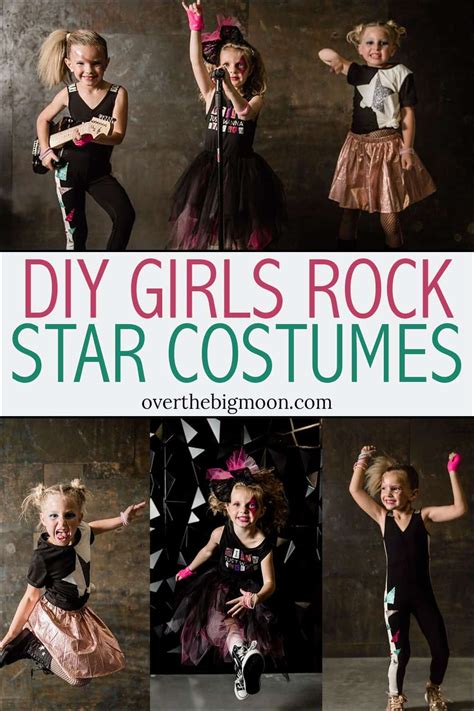 diy girls rock star costumes rockstar costume girls rock star
