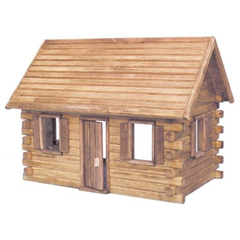 real good toys crockett log cabin kit   scale wwwhayneedlecom cabin dollhouse
