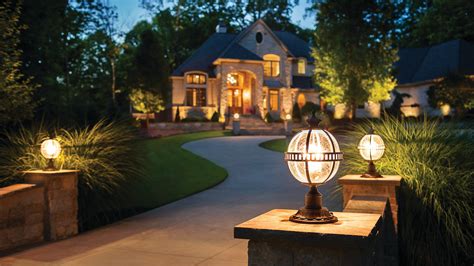 outdoor lights  brighten  exterior spaces