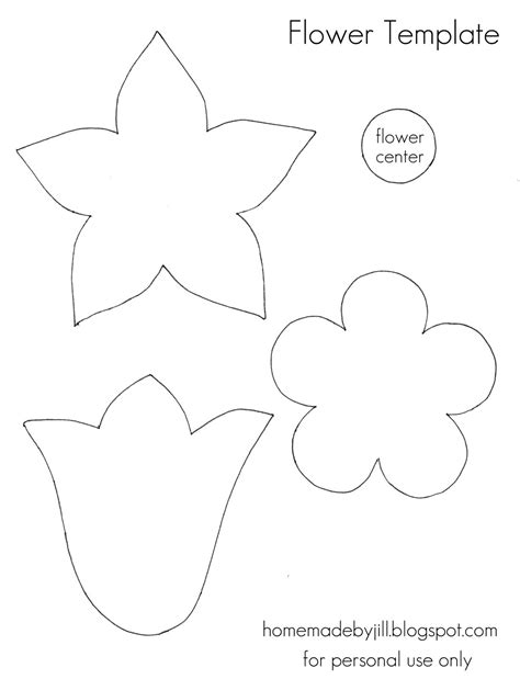 printable flower templates