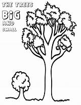 Big Small Coloring Pages sketch template