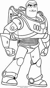 Buzz Lightyear sketch template