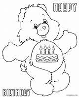 Coloring Bear Pages Care Bears Birthday Corduroy Printable Happy Lucky Color Kids Scary Baby Disney Getcolorings Sheet Sheets Colorir Para sketch template