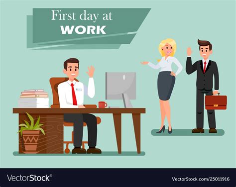 day  work  text royalty  vector image