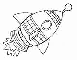 Rocket Coloring Space Ship Printable Clipart Pages Coloringcrew Rocketship Library Popular sketch template