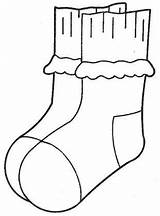 Socks Coloring Girl Pair Pages Ropa Template Sock Templates Clipart Printable Rain Boots Sheets Picasa Sheet 為孩子的色頁 Judy Web sketch template