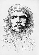 Drawing Che Guevara Paintingvalley sketch template