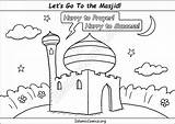 Islamic Masjid sketch template
