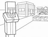Minecraft Drawing Coloring Pages Mobs Paintingvalley Mutant Drawings Enderman sketch template