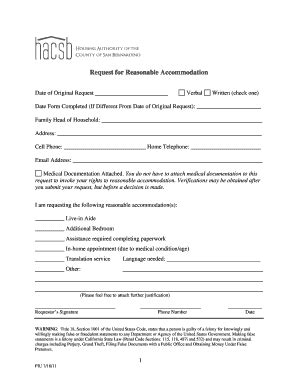 accommodation request form fill  sign printable template