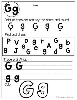 kindergarten printables  alphabet   kindergarten connection