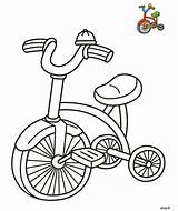 Tricycle Velo Triciclo Bicicleta Dory Vélo sketch template