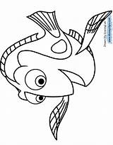 Dory Coloring Pages Finding Baby Getcolorings Nemo Printable Template Sheet Disneyclips sketch template