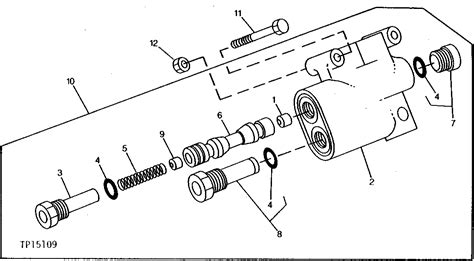 backhoe loader priority valve  epc john deere