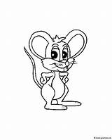 Muizen Kleurplaten Kleurplaat Mouse sketch template