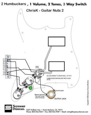 fender hh guitar wiring diagrams