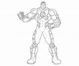 Colossus Coloring Superheroes sketch template