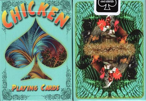 amazoncom chicken playing cards poker size deck uspcc custom limited toys games