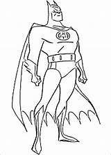 Tegninger Coloring Barn Fargelegging Getdrawings Batman sketch template