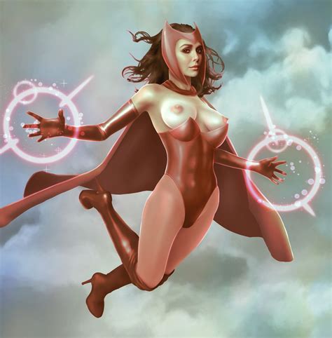 scarlet witch by porcupine hentai foundry
