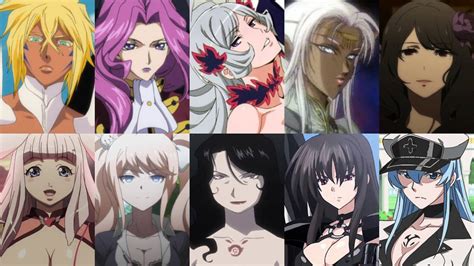 Top 10 Sexiest Female Anime Villains By Herocollector16 On Deviantart