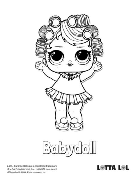 babydoll coloring page lotta lol toy story coloring pages elsa