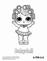 Lol Coloring Surprise Pages Doll Color Lotta Pop Confetti Series Babydoll Choose Printable Board Disney Book sketch template