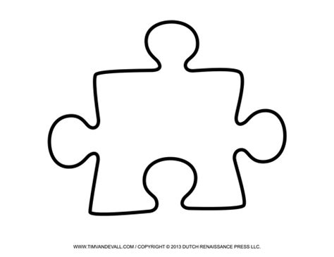 blank puzzle piece template  single puzzle piece images