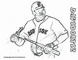 Coloring Pages Baseball Red Player Printable Sox Jackie Robinson Printables Logo Boston Trout Mike Getcolorings Pdf Getdrawings Color Colorings sketch template