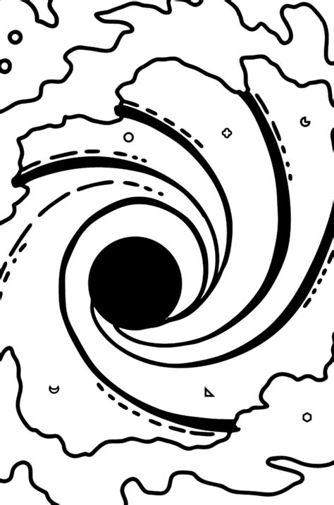 black hole coloring page   printable