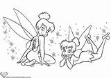 Tinkerbell Coloringhome sketch template