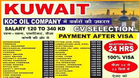 Free Jobs In Kuwait 🇰🇼 2022 ¦¦ Oil Company ¦¦ 25 Types Of Requirements