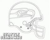 Coloring Seahawks Seattle Pages Seahawk Helmet Logo Template Improve Imagination Kids sketch template