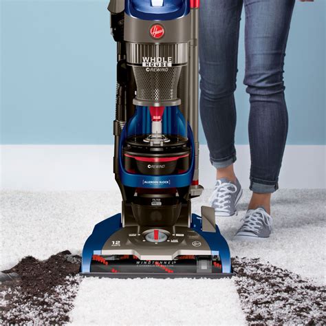 hoover windtunnel   house rewind upright vacuum blue uh  buy