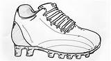 Football Drawing Cleats Soccer Draw Boots Sketch Drawings Paintingvalley sketch template