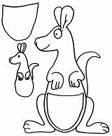 Kangaroo Coloring Baby Pages Getcolorings Pa Color Printable Print sketch template