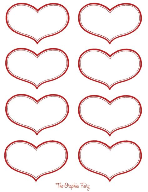 printable valentine heart images  graphics fairy