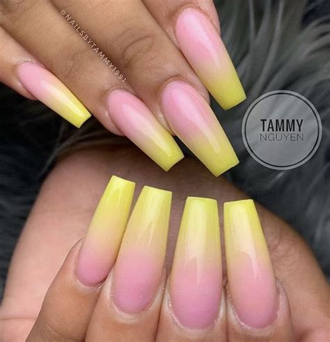 33 Beautiful And Elegant Ombre Coffin Nails Fashion 2d