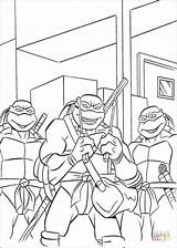Ninja Coloring Turtles Pages Teenage Mutant Boys Printable sketch template