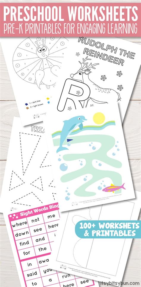 Printable Age 4 Pre K Preschool Worksheets Free Cenfesse
