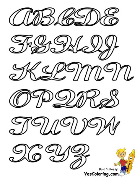 print alphabet cursive capital letters  yescoloring fancy cursive