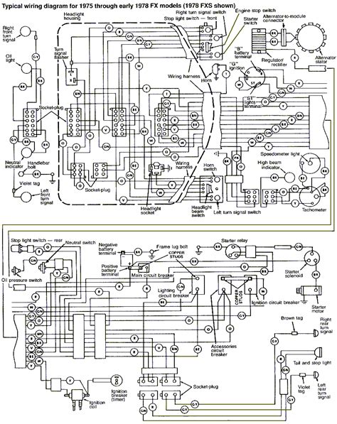 shovelhead flh wiring diagram