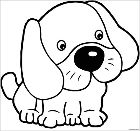 cute puppy coloring pages small dog coloring pages coloring home