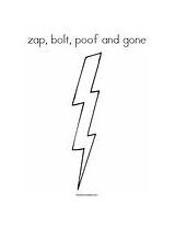 Bolt Coloring Lightning Text Great Other sketch template