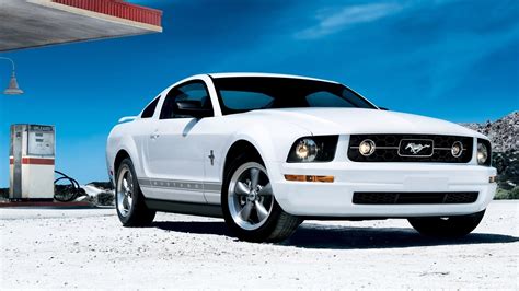 white mustang high definition wallpapers hd wallpapers