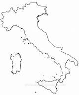 Italy Outline Map Blank Printable Political Coloring Maps Regions Tattoo Italian Cities Europe Crafts Outlines Pages Tattoos Kids Bold Choose sketch template