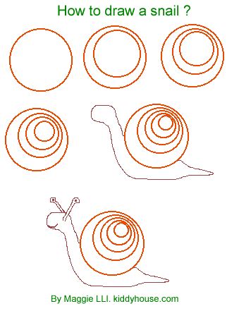 drawing  snail clipartsco